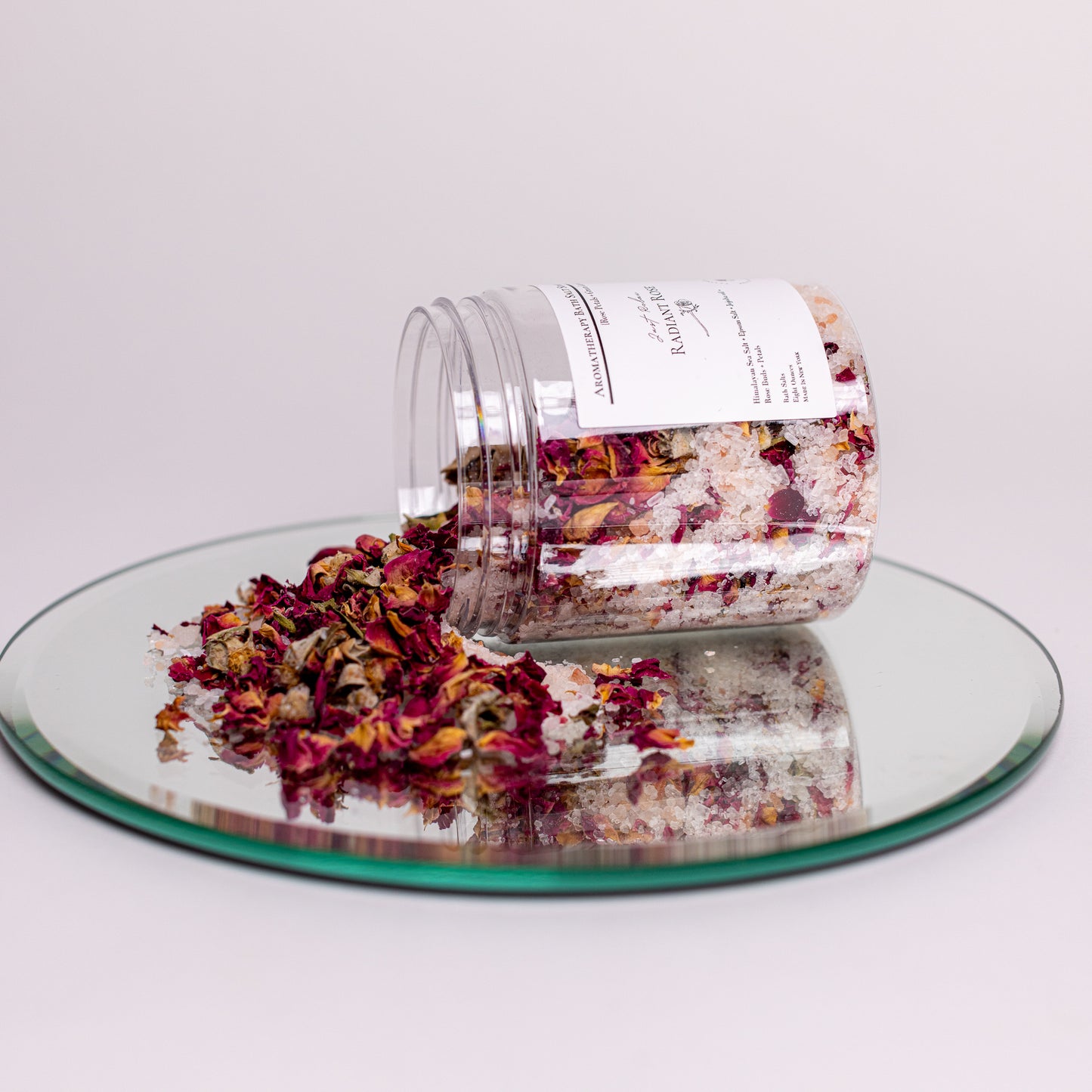 Soak Me Up Rose Pink Himalayan bath salt | Epsom Salt | Rose Scented | Rose petals | De-stress | Aromatherapy | All Natural | Self Care