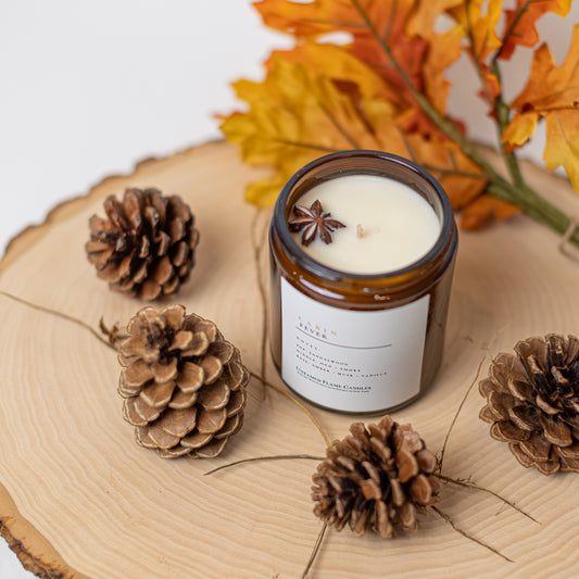 Cabin Fever Soy Wax Candle | Cozy Winter Retreat Aroma | Oud, Sweet Smoke, Incense, Vanilla | De-Stress, Vegan, Matches Included